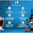 thumbnail image 3 of Syruvia Swiss Chocolate Sugar Free Coffee Syrup No-Calorie Coffee Sauce for Coffee, Lattes, Shakes, Smoothies, Desserts, 25.4 Fl. Oz, 3 of 7