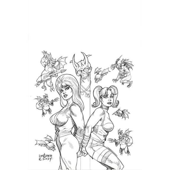 Harley Quinn X Elvira #2U VF ; Dynamite Comic Book