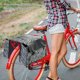 thumbnail image 5 of Eigraketly Bolsa trasera de doble cara para bicicleta, 2 en 1, bolsas para sillín de maletero, alforjas para asiento trasero, impermeable, para Ciclismo Raya de cebra, 5 of 6