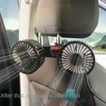 thumbnail image 3 of Car Supplies Car Seat Back Car Fan Car Multifunction Rear Seat Ventilating Fan Car Fan, 3 of 20