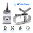 thumbnail image 5 of 4Pcs Pool Cover Winch Set Aluminum Winter Swimming Pool Cover Winch Rust-Proof Above Ground Pool Cover Winch Pool Cover Cable Tightener Winch for Above Ground Pool Cover Cable, 5 of 11