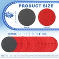 thumbnail image 2 of Bowling Ball Sanding Pads, Hook and Loop Sanding Sponge Discs for Resurfacing - Grit 600/1000/1500 & 5 Inch & 3 Pack, 2 of 7