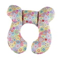 thumbnail image 2 of Almohada para el cuello del bebé,Almohada de apoyo para el cuello del bebé Reposacabezas en forma de U,Almohada de viaje para bebé con soporte para el cuello para recién Flores de colores, 2 of 9