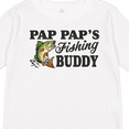 thumbnail image 4 of Inktastic Pap Pap's Fishing Buddy Boys Long Sleeve Toddler T-Shirt, 4 of 5