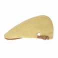 thumbnail image 2 of WITHMOONS Summer Neon Pastel Color Newsboy Hat Flat Cap LD3206 (Yellow), 2 of 4