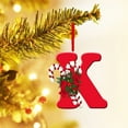 thumbnail image 6 of Christmas Tree Decoration Pendant Personalized 26 Letter Ornaments Z-Christmas Pendant for Ornament, 6 of 7