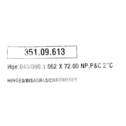 Hafele Boat Piano Hinge | 1 x 72 Inch Stainless