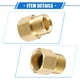 thumbnail image 5 of Conector de manguera de tornillo de latón adaptador macho y hembra M22x1.5 de Unique Bargains, 5 of 7