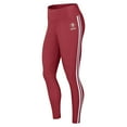 thumbnail image 2 of Women's WEAR by Erin Andrews Scarlet San Francisco 49ers Color Block Leggings, 2 of 3