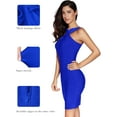 thumbnail image 5 of Halter Bandage Dresses for Women Mini Cocktail Dress Wedding Guest Dresses, 5 of 5