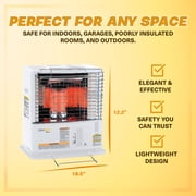 KeroHeat Radiant Kerosene Heater, 10000 BTU, HeatMate