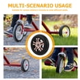 thumbnail image 3 of 2 ruedas de triciclo para niños, eje trasero de bicicleta para niños, fácil instalación, ruedas de repuesto antideslizantes y resistentes al desgaste, diámetro del orificio de 0,8 cm., 3 of 8