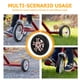 thumbnail image 4 of 2 ruedas de triciclo para niños, eje trasero de bicicleta para niños, fácil instalación, ruedas de repuesto antideslizantes y resistentes al desgaste, diámetro del orificio de 0,8 cm., 4 of 8