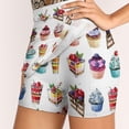 thumbnail image 4 of 2024 Cupcake And Ice Cream Women's skirt Aesthetic skirts New Fashion Short Skirts Watercolor Cupcake Sweet Dessert Cupcakes, 4 of 7