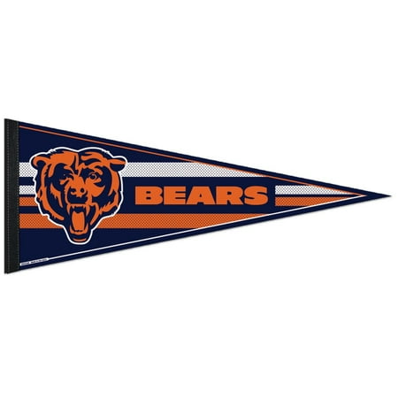 30 Felt Pennants - Chicago Bears Official NFL 12 inch x 30 inch Felt Pennant by Wincraft