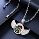 thumbnail image 4 of Collar con colgante de memoria de Hip Hop personalizado con texto personalizado JAMW Sencillez, 4 of 5