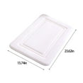 thumbnail image 3 of White Absorbent Foam Bath Mat | 40x60cm Non-Slip Floor Mat for Bathroom & Entryway | Quick-Dry Door Mat with Waterproof Backing | Indoor Outdoor Use, 3 of 8
