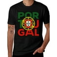 thumbnail image 2 of T-shirt Portugal Flag  Soft Cotton Adult Heat-Transfer Graphic T-Shirt - 180g Breathable Fabric, Unisex Summer Casual Wear with Durable Heat-Printed Design, 2 of 10