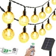 thumbnail image 3 of Brochao Solar String Lights Outdoor Waterproof Solar Power LED Patio Lights for Porch Garden Market Bistro, 50 Lights, 23 ft, 3 of 11