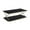 Brown, variant on Armen Living Westlake Modern Wood & Metal Coffee Table in Black/Stainless Steel