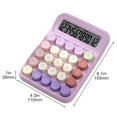 thumbnail image 3 of Ke1Clo Calculator under $5! Mini Digital Desktop 12-Digit LCD Pocket Calculator Basic Standard Efficient Tool for Home School, 3 of 7