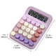 thumbnail image 3 of Calculadoras básicas estándar de oficina y papelería Mini calculadora digital de escritorio con pantalla LCD de 12 dígitos - Calculadora de bolsillo para el hogar, la escuela y los niños Una calculado, 3 of 9