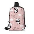 thumbnail image 2 of Rocae Panda for Lightweight Chest Bag Dual Pocket, Waterproof Crossbody Sling Bag for Men and Women, 2 of 8