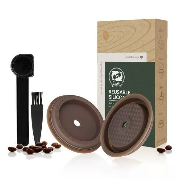 Couvercles de Capuchons en Silicone Réutilisables Vertuo pour Capsules Rechargeables pour Nespresso VertuoLine