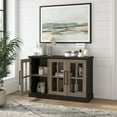 thumbnail image 4 of Bush Furniture Westbrook Adjustable Shelf Vintage Sideboard, Wood Composite Black, 4 of 10