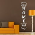 Home Wall Decor Letter Signs, 3D Acrylic Mirror Wall Stickers Wall