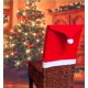thumbnail image 3 of Fundas para sillas de Navidad de tela no tejida roja, sombrero de Papá Noel, funda para silla de comedor de Navidad para decoración, cocinas, banquetes de bodas, 3 of 4