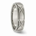 thumbnail image 4 of Titanium X-Design 6mm Satin Band Size: 6; for Adults and Teens; for Women and Men, 4 of 6