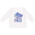 thumbnail image 3 of Inktastic 2nd Birthday Mermaid 2 Year Old Girl Girls Long Sleeve Toddler T-Shirt, 3 of 5