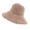 Pink, variant on Women Floppy Straw Sun Hat Foldable Packable Wide Brim Summer Beach Hat Bucket Hat