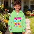 thumbnail image 2 of 67 Sweatshirt Kids,Boys Digital Graphic Print Zip Up Hoodie Long Sleeve Athletic Pullover Jacket Full Zip Hooded Sweatshirt for Outdoor Casual School Wear,67 Hoodie Kids,10-11 Years,Green, 2 of 6