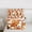 Orange Beige, variant on jejeloiu Cute Dog Paws Queen Comforter Set,Kawaii Pet Dogs Bedding Sets,Orange Beige Bedding Comforter Set For Kids,Super Cozy Room Decor Reversible,3-Piece