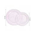 thumbnail image 2 of 200PCS Pink Plastic Plates Rose Gold Glitter Plastic Plates Heavy Duty Pink Glitter Disposable Plates Include 100 Dinner Plates 10 And 100 Dert Plates 7 For Parties/Wedding, 2 of 4