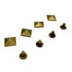 thumbnail image 3 of Juego de 100 remaches de cobre piramidales cabeza de clavo cuero cuadrado artesanía Rock Punk 10mm Hugo Pyramid Square Stud Rivets, 3 of 10
