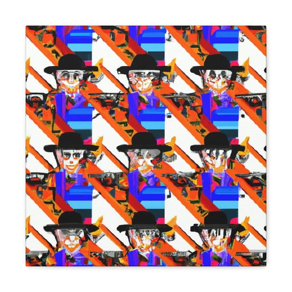 Picket Line Protest Art - Canvas