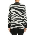 thumbnail image 4 of Dreamers by Debut Women's Open Front Cardigan Sweater, Midweight, 4 of 5