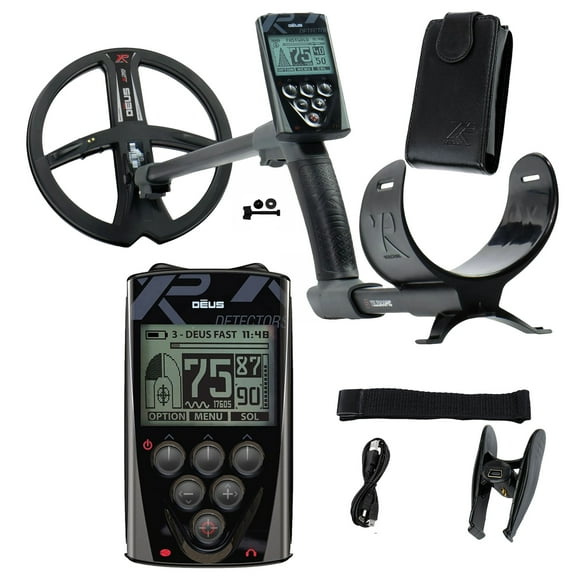 XP Deus Metal Detector with Remote and a 9 inch Search Coil