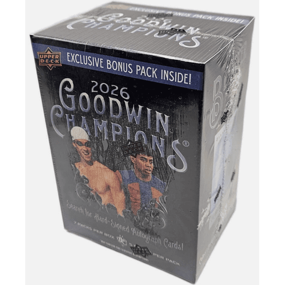 2026 Upper Deck Goodwin Champions Factory Sealed Blaster Box 7 Packs