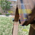 thumbnail image 5 of Westcharm 34 in. Tall Classic Wooden Dutch Windmill Sculpture Backyard Decorations - Old-Fashioned Kinetic Wind Spinner for Garden Patio, Rustic Brown, 5 of 8