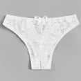 thumbnail image 3 of VISALY Womens Crotchless Panties Naughty, Open Crotch Lace Panties 1Pc Women Plus Lingere Thong Floral, 3X Panties for Women Plus Size Plus Size Panties for Curvy Women, White,XXL, 3 of 8