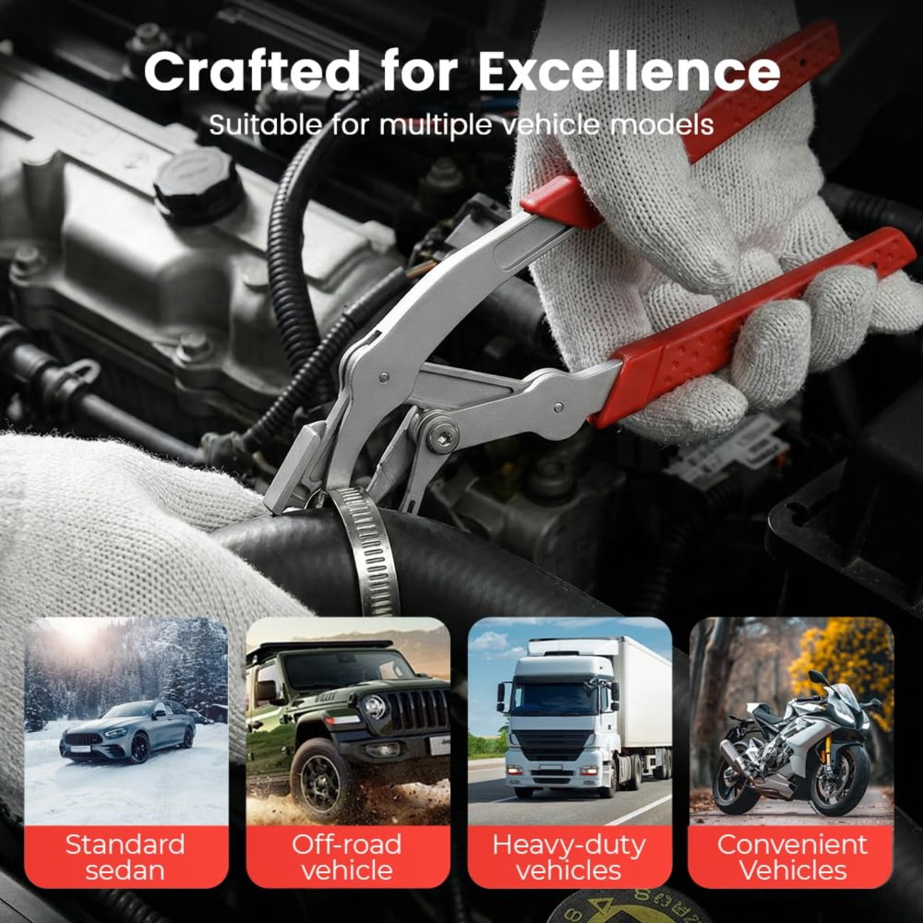 Car Clip Pliers,Automotive Clip Removal Tool & Trim Removal Pliers Interior & Exterior Trim, Mechanic, Damage-Free Disassembly