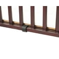 thumbnail image 6 of L.A. Baby Little Wooden Folding Portable Mini Crib with Mattress, Cherry, 6 of 9