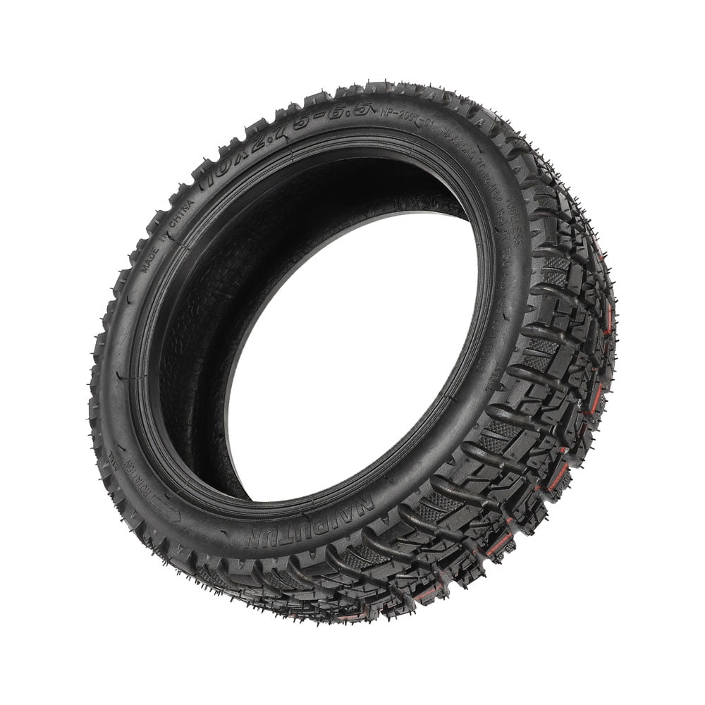 Goolrc 10x2.75 6.5 Tubeless Tire 10 Inch Off Road Tire Electric Scooter Tyre Replacement Black