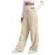 thumbnail image 2 of Pantalones de chándal anchos con forro polar para mujer - Pantalones de yoga de cintura alta con bolsillos - Poliéster - Tallas S-XXXL, 2 of 8