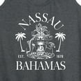 thumbnail image 3 of Instant Message - Nassau Bahamas Crest - Women's Racerback Tank Top, 3 of 6