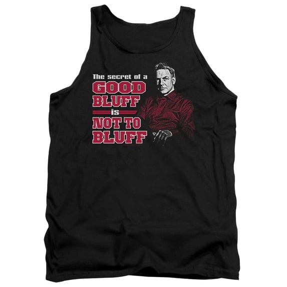 Ncis No Bluffing Adult Tank Top Black